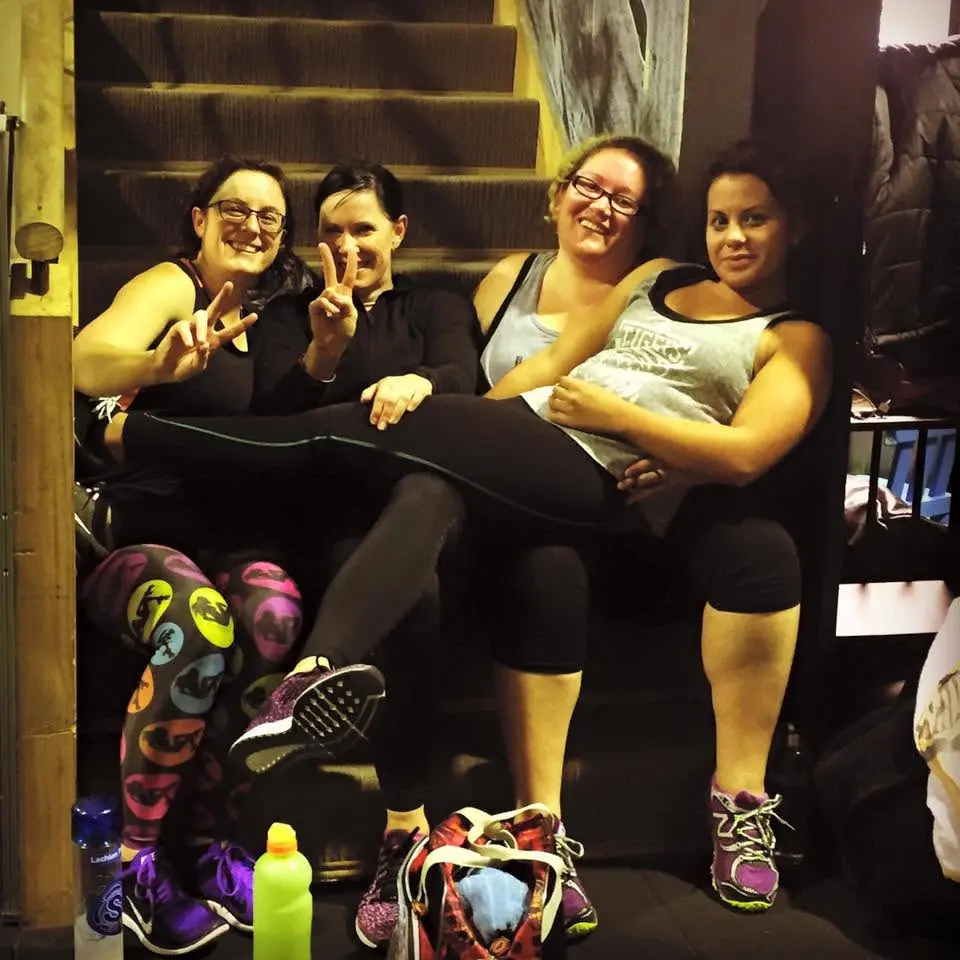 Xtreme Athlete clients enjoying their training community