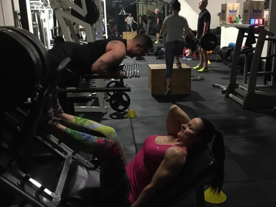 Xtreme Athlete members completing a coached Tabata training session